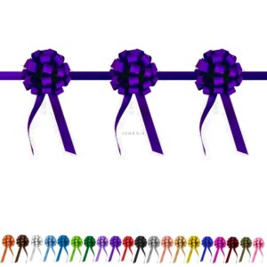 Pita Peresmian 3 Pompom Ungu