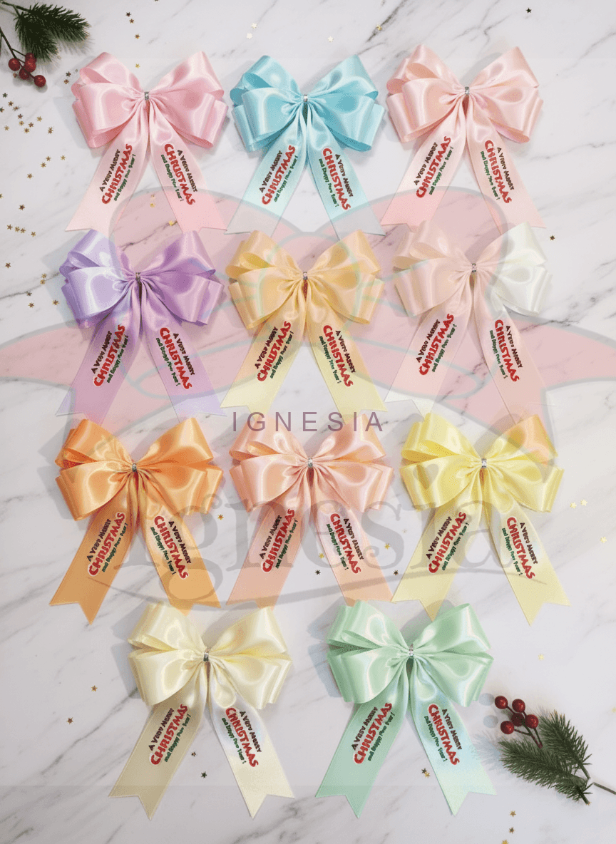 Pita Kado Ulang Tahun Cetak Ucapan Bahan Satin Premium Jadi - Gambar 7