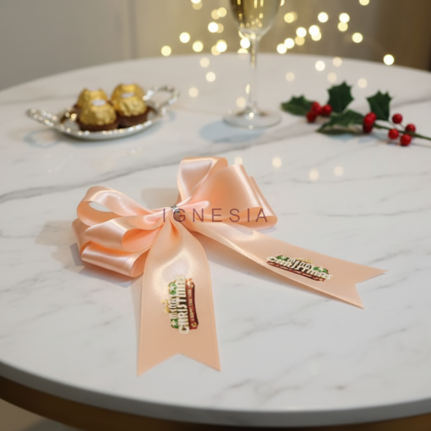 Pita Kado Ulang Tahun Cetak Ucapan Bahan Satin Premium Jadi - Gambar 10